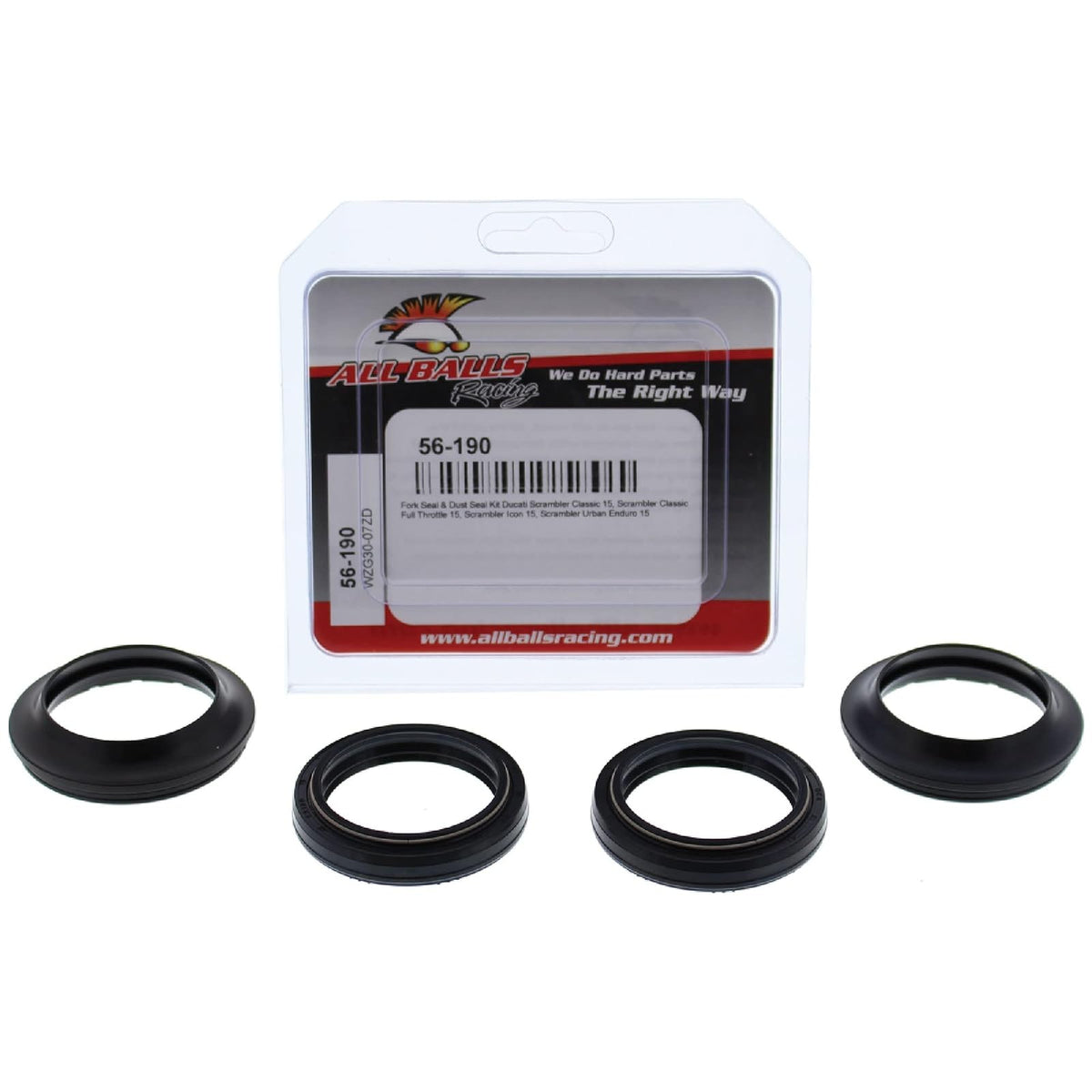 New All Balls Fork and Dust Seal Kit 56-190 for Ducati Scrambler Classic 2015, Scrambler Classic Full Throttle 2015, Scrambler Icon 2015, Scrambler Urban Enduro 2015