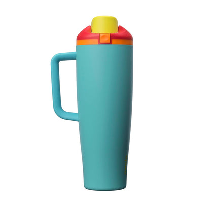 Owala FreeSip Vaso de Acero Inoxidable con Popote, 40 oz - Dulzura de verano - 40 fluid_ounces