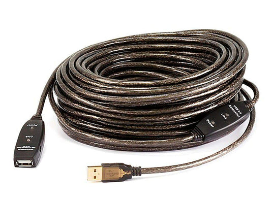 Monoprice 82ft 25M USB 2.0 A Male to A Female Active Extension / Repeater Cableuse with PlayStation, Xbox, Kinenct, Oculus VR, USB Flash Drive, Card Reader, Hard Drive, Keyboard, Printer, Camera and More!