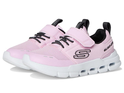 Skechers Glide-Step Flow para niñas | Espuma viscoelástica atlética, deslizante, refrigerada por aire, lavable a máquina, cierre adaptativo
