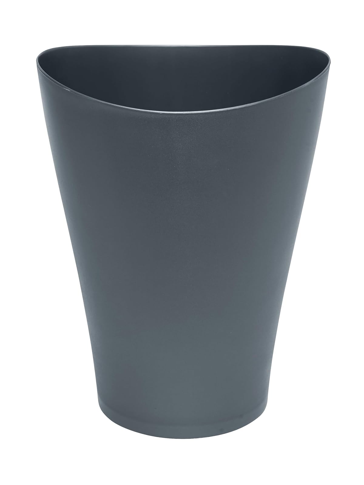 Rubbermaid Spa Works - cubeta de basura para hogar, baño, oficina, pequeño plástico de 2.25 galones, color azul plomizo hogar, cocina, cochera, departamento, oficina