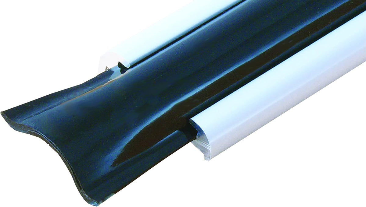 RV Designer - Inserto de Vinilo de 1 Pulgada de Ancho para caravanas - Moldura Flexible, Uso Exterior y moldura de Borde de Techo, Ideal para remolques de Viaje y campistas, Resistente, Rollo de 100
