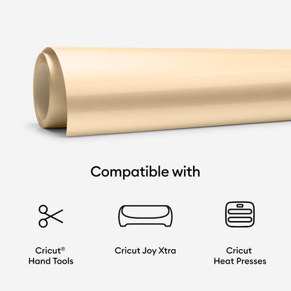 Cricut Joy Xtra Smart Vinilo termoadhesivo - Oro