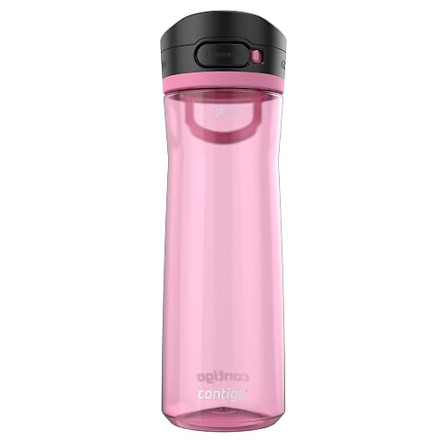 Contigo Botella de Agua Plástico Libre de BPA 710 ML Azalea Antiderrames Jackson 2.0 con Asa Boquilla Cubierta