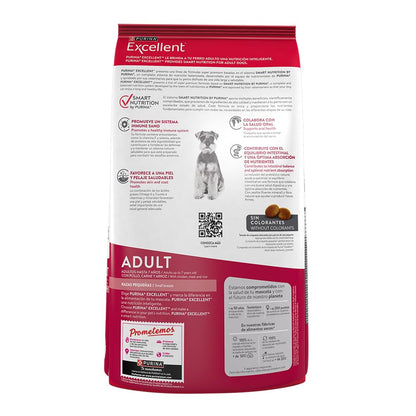 Purina Excellent Adultos Razas Pequeñas Sabor Pollo 7,5Kg