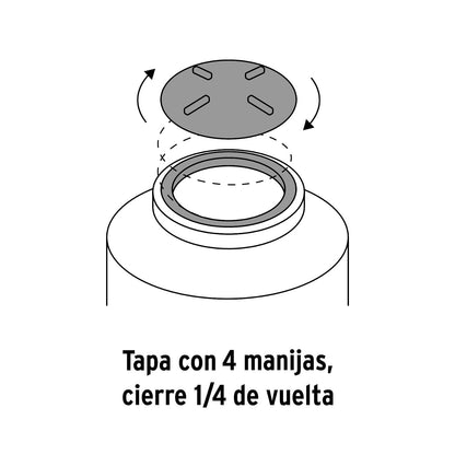 FOSET ATIN-002, Tapa con arillo para tinaco