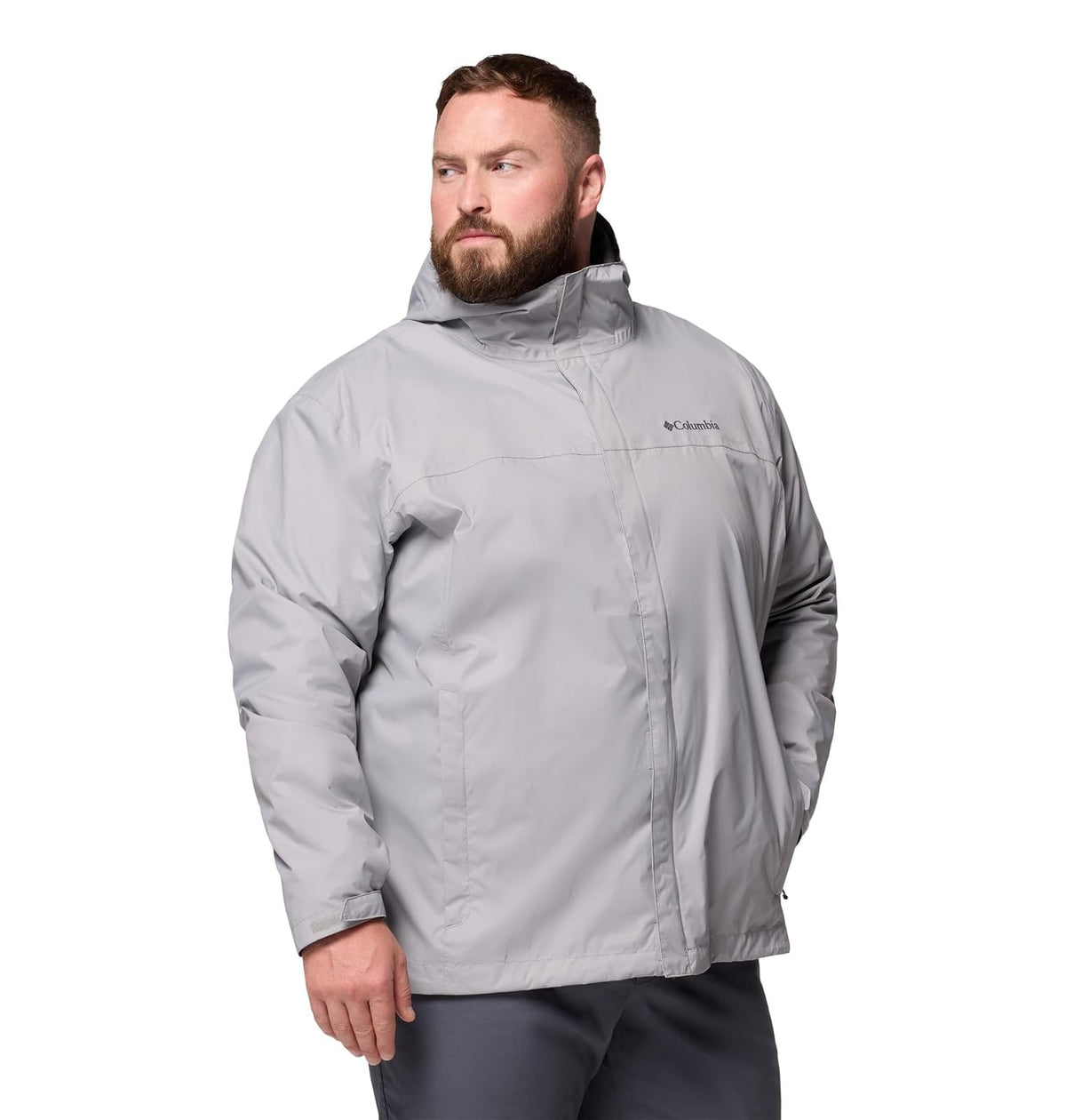 Columbia Watertight II Chamarra Impermeable para Hombre - 2XL - Gris (Columbia Grey)