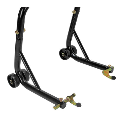 Extreme Max 5600.3211 Sport Bike Motorcycle Front & Rear Spool-Style Lift Stand - Fits Yamaha, Honda, Kawasaki, Suzuki, Ducati, BMW
