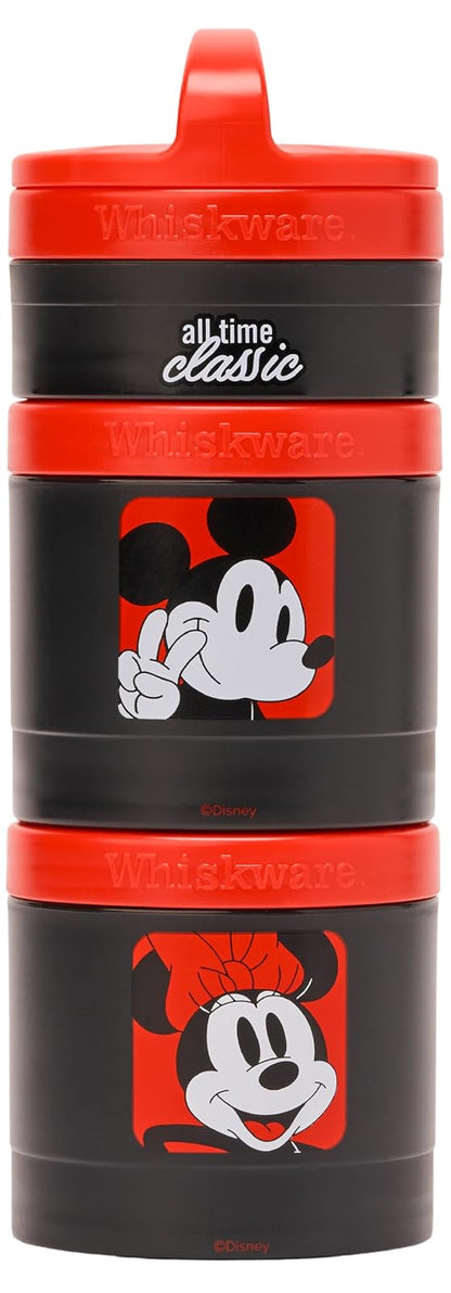 Whiskware Bluey Recipientes para Aperitivos, 3 Tazas Apilables - Disney - Clásico de todos los tiempos