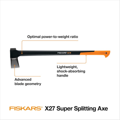 Fiskars X27 Super Hacha División 36 Pulgadas Acero Forjado