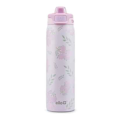 Ello Pop & Fill Botella Térmica de Acero Inoxidable - 623.7 g - Blossom Bliss