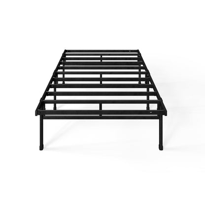 Zinus Justin | Base de Cama Individual de Acero con Soporte de Colchón y hasta 11 Patas para Mayor Estabilidad | Espacio de Almacenamiento Debajo