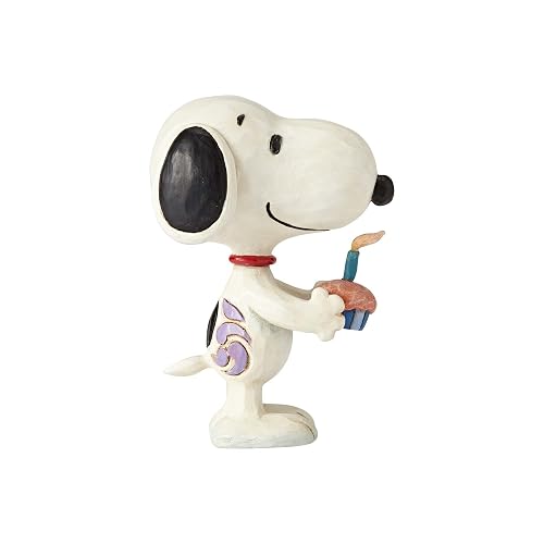 Enesco Peanuts by Jim Shore Snoopy - Mini Figura de cumpleaños
