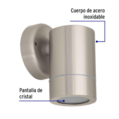 Volteck Lait ARB-202S, Arbotante de acento 1 spot color satín lámpara no incluida