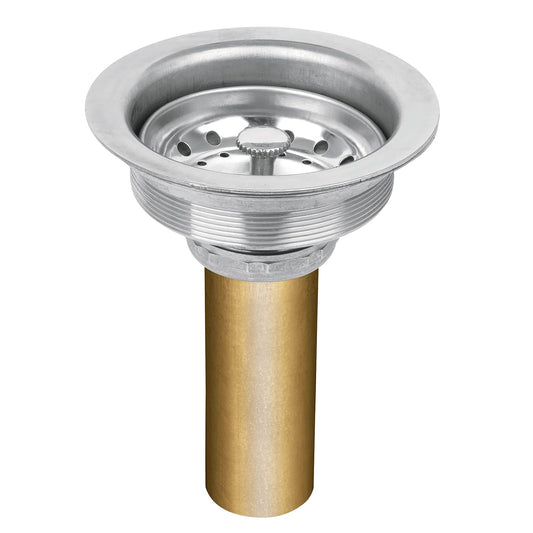 Foset CO-813, Contracanasta de acero inoxidable con tubo de latón, 3-1/2"