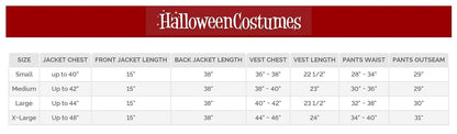 Men's Adult Napoleon Costume Medium