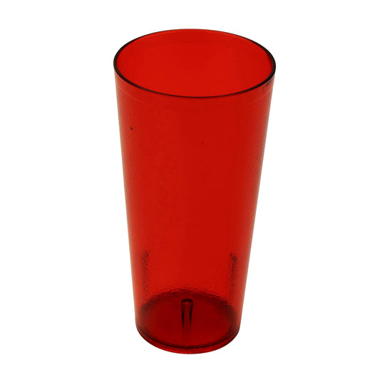 G.E.T. 6624-1-R-EC - Vasos de plástico resistentes para restaurante, 24 onzas, rojo (juego de 4)
