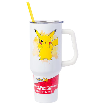 Silver Buffalo Vaso Térmico Care Bears, Acero Inoxidable, 40 oz - Blanco - Multicolor