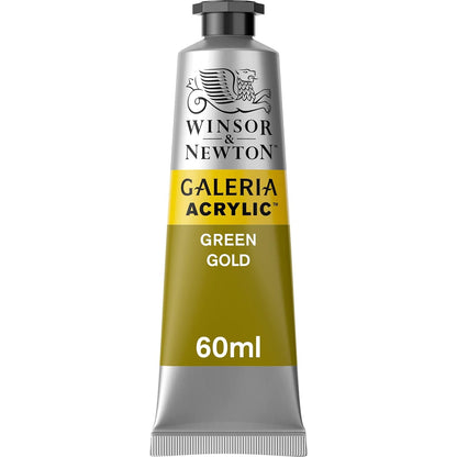 Winsor & Newton Galeria Pintura Acrílica, Tubo de 60 ml - Verde (Green Gold 294) - Tubo de 60 ml