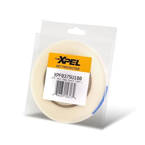 XPEL (XPF0375U100) Protector de Borde de Puerta de 0.95 cm x 3050.00 cm, Transparente, 3/8 Inch x 100 Foot