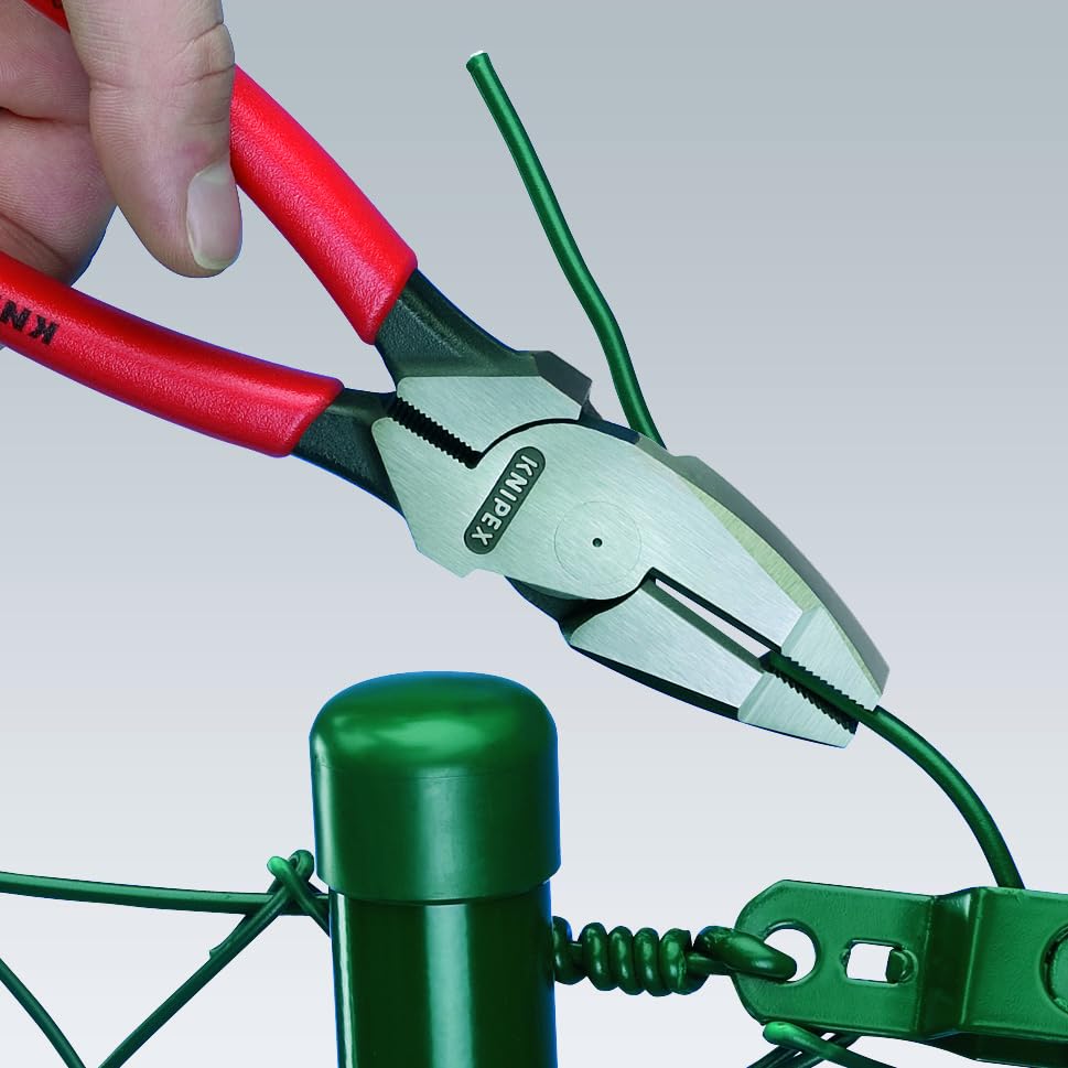 Knipex Tools LP 0901240SBA Alicates de lineman de apalancamiento ultra alto de 9.5 pulgadas