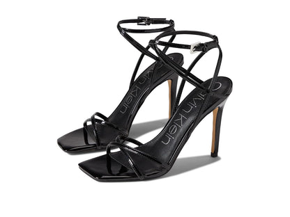 Calvin Klein Tegin Sandalia de Tacón para Mujer - 25.5 cm - Negro 001