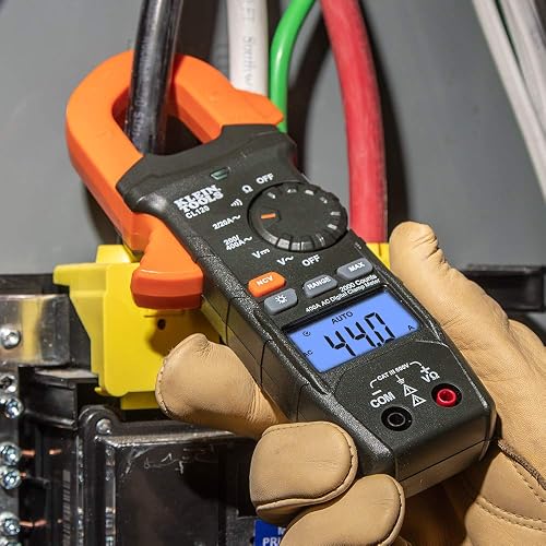 Klein Tools - Multímetro digital de gancho de rango automático de 400 A CA Mod. CL120