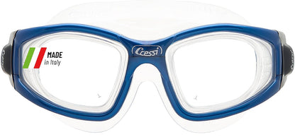 Cressi - anteojos de natación para Adultos con Lentes de Vidrio Templado y sin distorsión, Galileo: Fabricadas en Italia