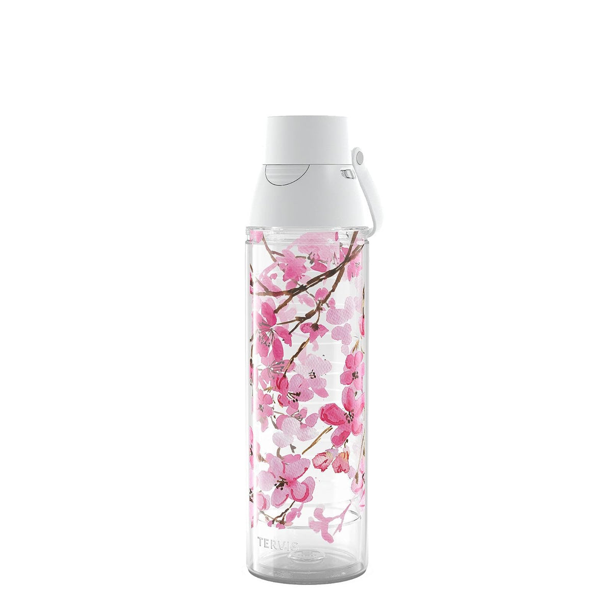 Tervis Venture Lite Sakura - Vaso de viaje con aislamiento de doble pared hecho en Estados Unidos, taza de viaje para mantener las bebidas frías y calientes, botella de agua de 24 onzas, clásico