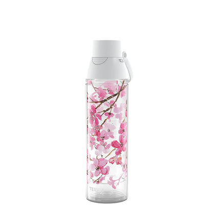 Tervis Venture Lite Sakura - Vaso de viaje con aislamiento de doble pared hecho en Estados Unidos, taza de viaje para mantener las bebidas frías y calientes, botella de agua de 24 onzas, clásico