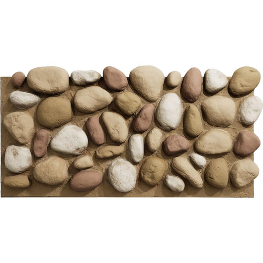 Ekena Millwork PNU24X48RRCD StoneCraft River Rock - Paneles de imitación para dunas