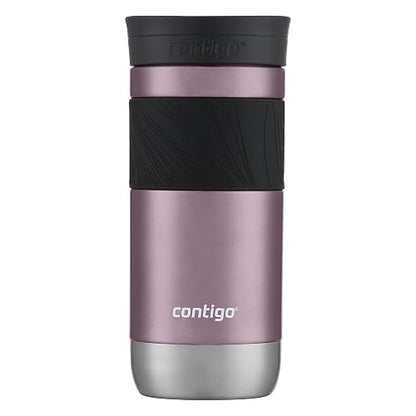 Contigo Vaso Térmico Acero Inoxidable 473 ML Lila Gloss Antiderrames Byron 2.0 Caliente Hasta por 9 Horas Libre de BPA