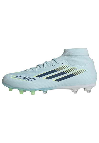 adidas Calzado de Fútbol F50 SPARKFUSION League Mujer Blanco - 24.0 cm - Azul