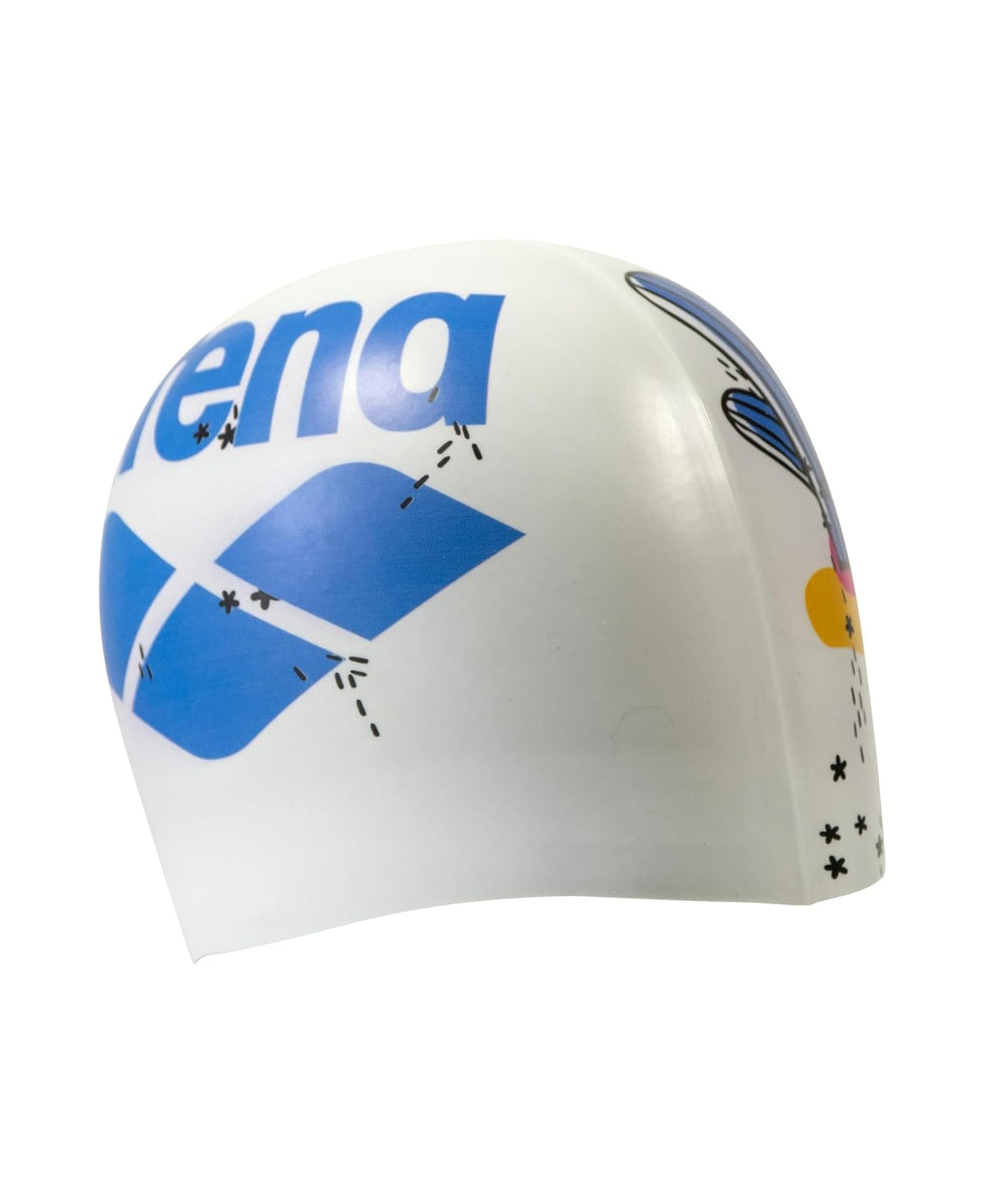 ARENA HD Unisex Adult Elastic Silicone Swim Cap for Men and Women, Fitness Swimming Gear Soft and Stretchy Pool Bathing Cap