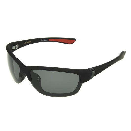 Dockers Blake - anteojos de sol polarizadas para hombre, color negro, 57 mm, Negro -, 57mm