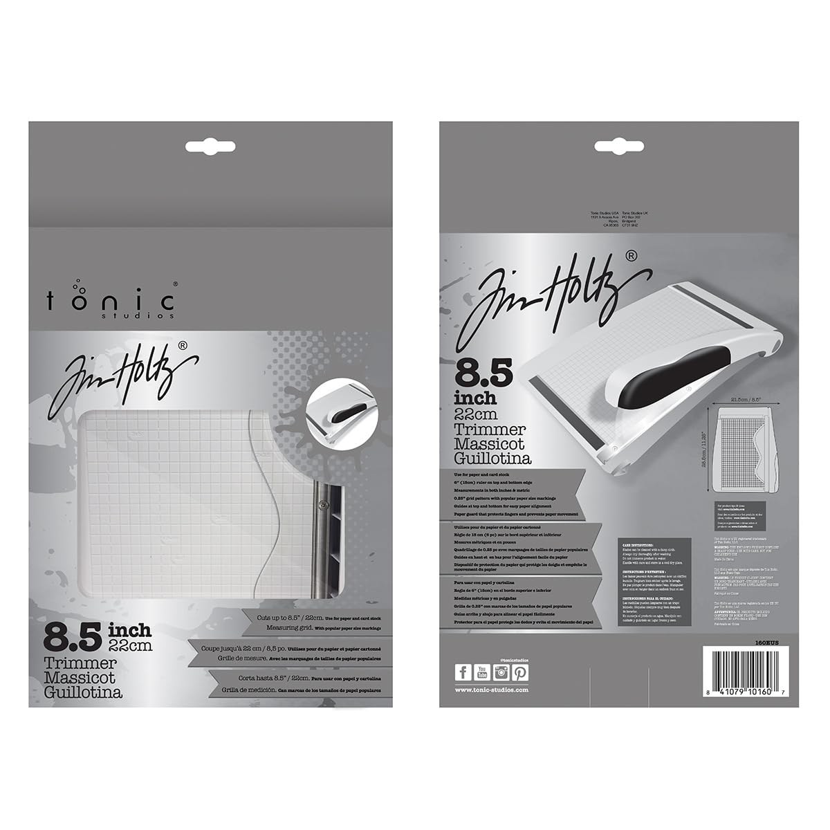 Tonic Studios Tim Holtz Comfort - Cortadora de papel (21,6 cm)