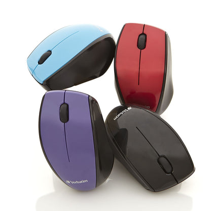 Verbatim Wireless Multi-Trac Blue LED Optical Mouse, Blue 97993