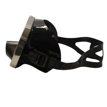Scuba Choice Scuba Diving Classic Free Dive One-Window Silicone Purged Mask, Black