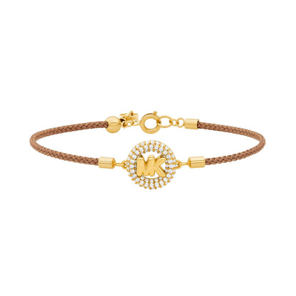 Pulsera de cordón de Michael Kors para mujer con logo de cristales, MKJ8622710