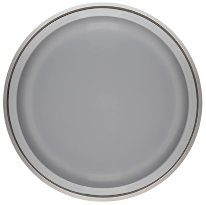 Le Creuset - Juego de 3 cuencos para mezclar anidados con base de silicona antideslizante y tapas herméticas de plástico, tamaño grande, acero inoxidable