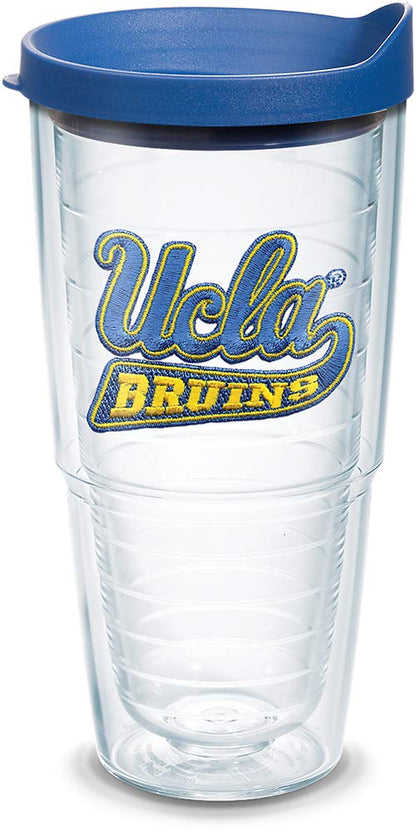 Tervis Vaso con Tapa, Diseños de Equipos Universitarios NCAA - Ucla - 24 Oz - Transparente