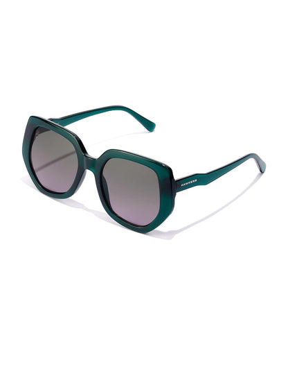 HAWKERS Lentes de Sol MIA para Hombre y Mujer - Talla Única - Gradient Aurora · Deep Green