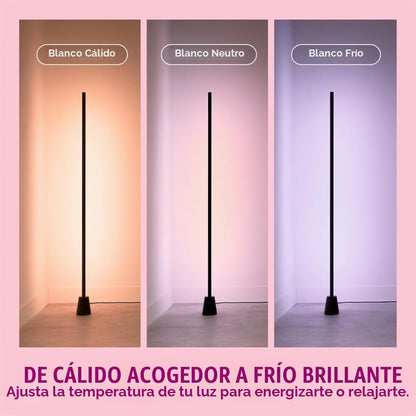 WiZ Lámpara de Piso Inteligente – Luz multicolor para ambientar tu hogar