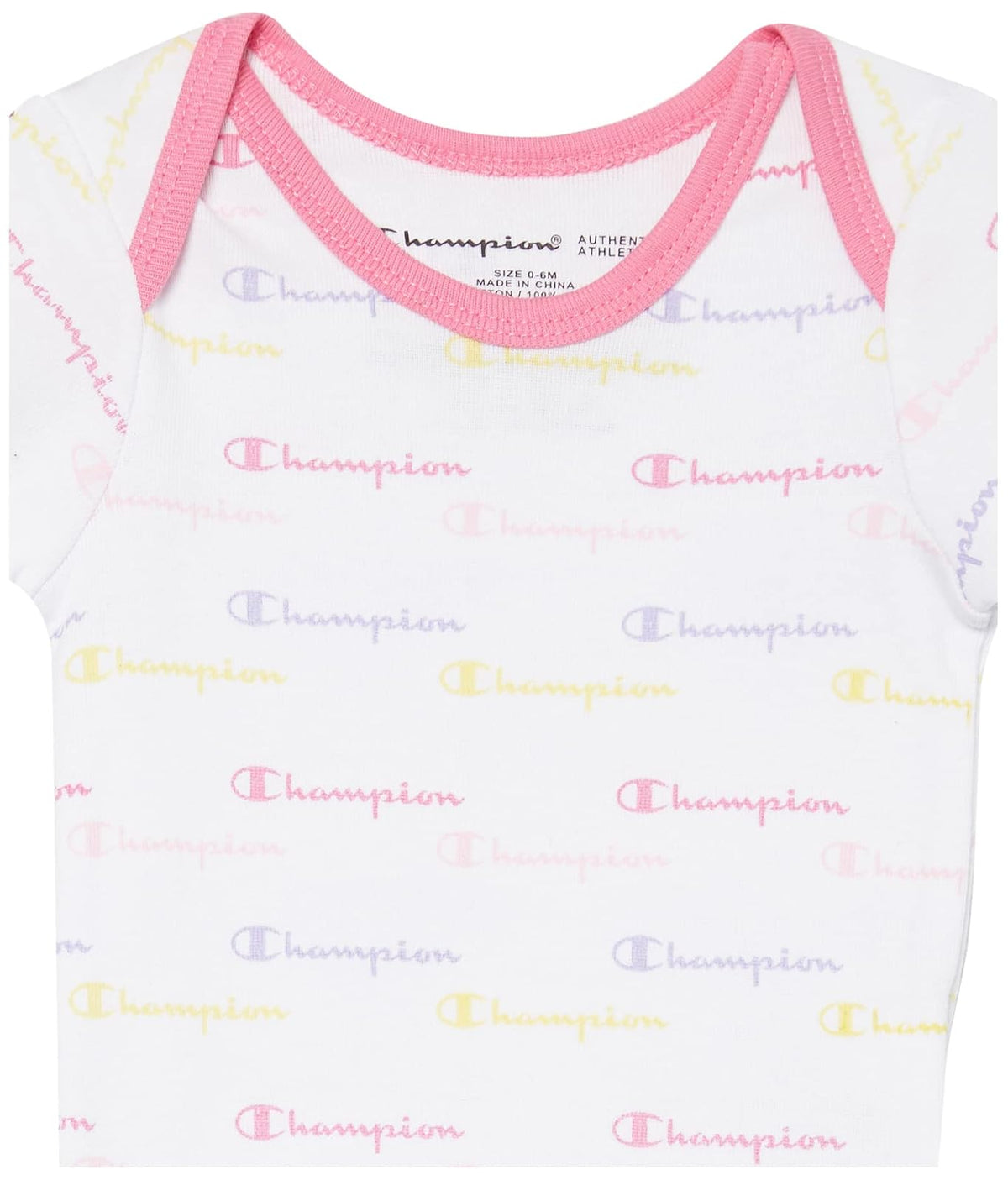 Champion Champion Traje unisex para bebé, 3 unidades y 5 unidades, manga corta o manga larga, en varios colores, talla 0-6 m Conjunto de playeras para bebés y niños pequeñosbebé-niñas