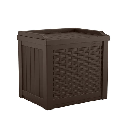Suncast - Asiento de Almacenamiento pequeño de Resina de 22 galones, Java, SSW600J