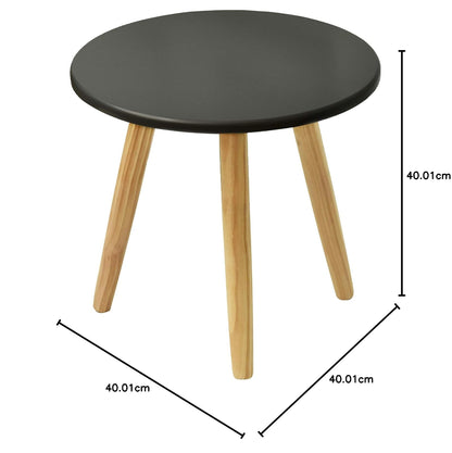 DIB Mesa Lateral Ana Gris 40x40x40 cm