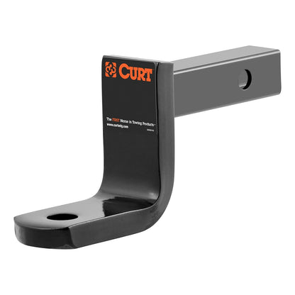 CURT Soporte de Bola de Enganche de Remolque Clase 1 45027 para Receptor de 1-1/4 in, 2 Libras, Negro - MOUNT 10