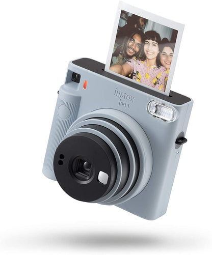 instax, SQ1, Cárama Instantanea, Azul, 6x13x12 centimetros + Fujifilm Película Square, Paquete de 2