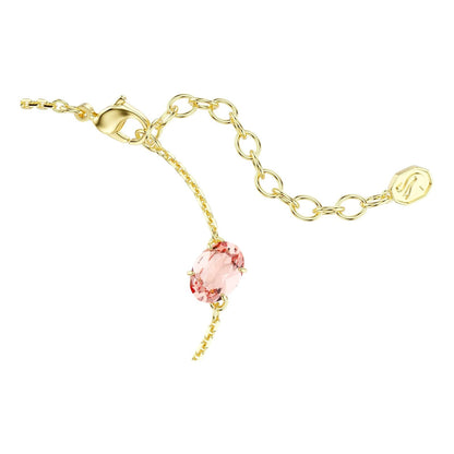 Pulsera Swarovski Gema, Cortes mixtos, Cristales colgantes, multicolor, Oro-tSwarovski Un baño