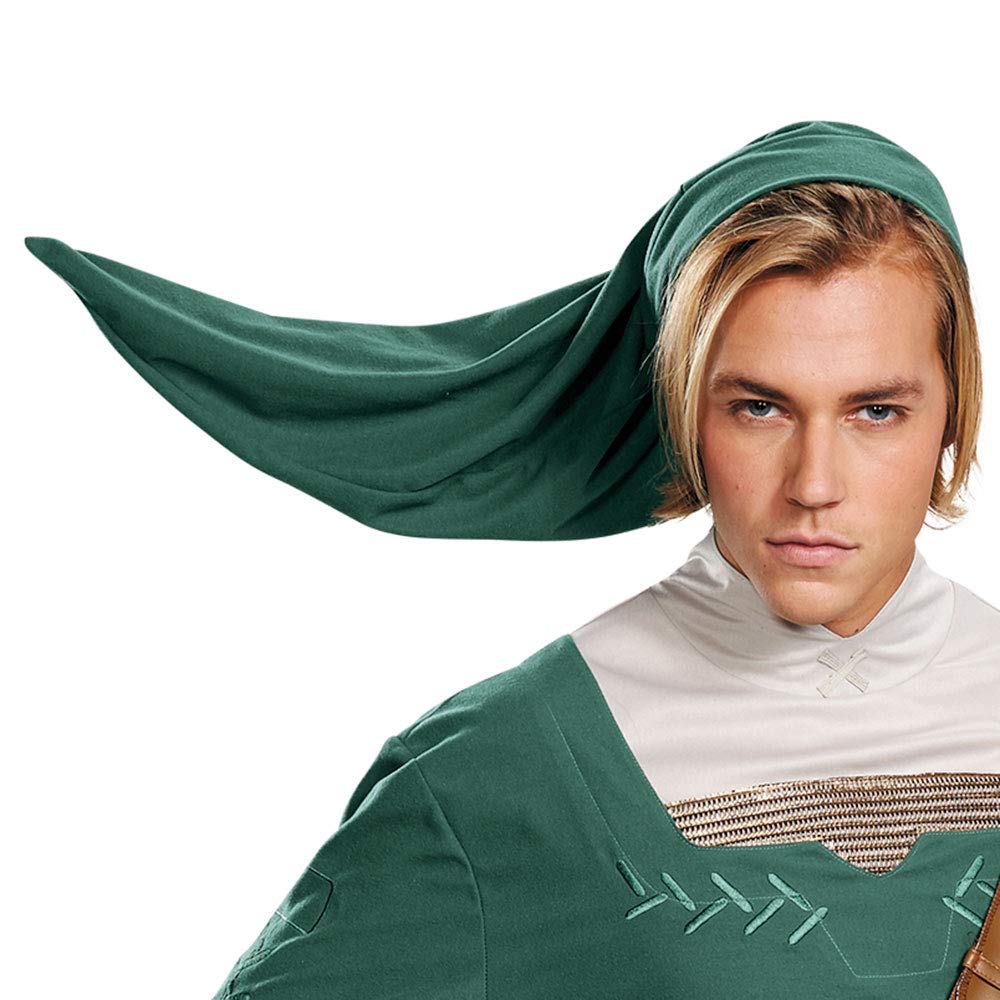 Disguise Men's Legend Of Zelda Link Prestige Costume, Green, Medium
